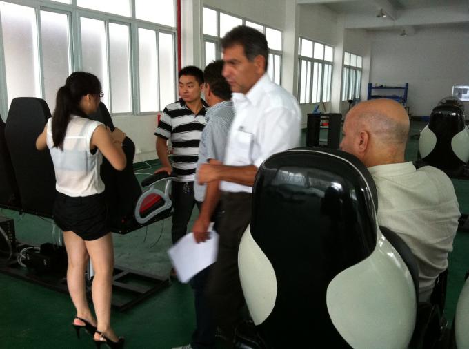 3 DOF Platform Colorful Leather Pneumatic Control System Motion Theater Chair 2