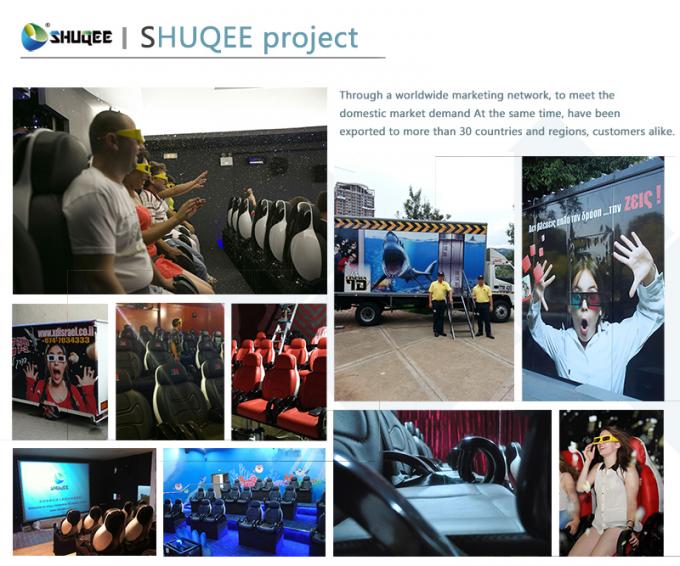 Small 5D movie theater Realistic action effects cinema with motion chair 0