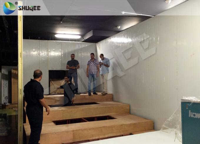 Amusing Electric 7D Movie Theater For Cabin Removable In Amusement Places 0