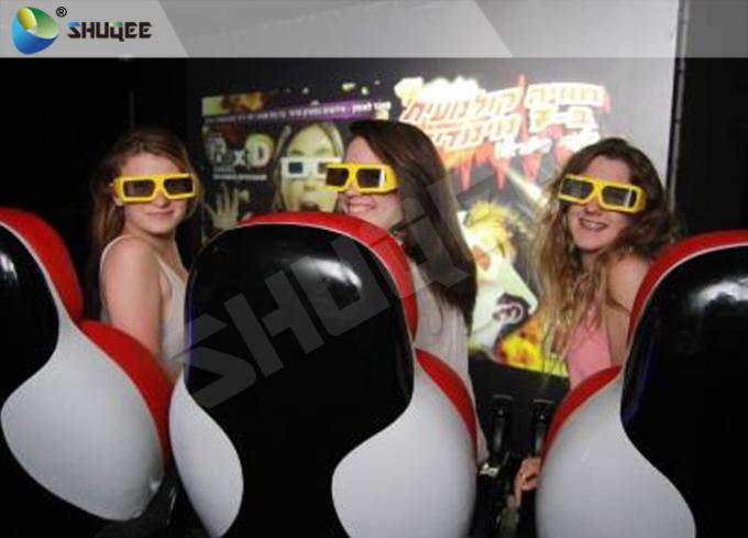 Mobile 7D Movie Theater For Trailer Convenient In Shopping Mall Gate 0