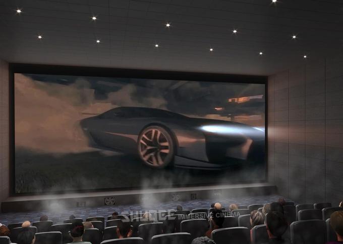 Modern 4D Cinema Motion Seats Leather Chair Pneumatic / Electronic Effects 11