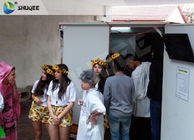 Unique New Century Truck Mobile 5D Cinema With Iron Box With Wheels