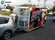 Unique New Century Truck Mobile 5D Cinema With Iron Box With Wheels
