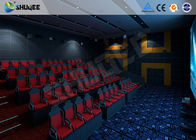 Exciting 5 D Movie Theater Electronic Chair With Safety Belt , Armrest