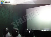 Pneumatic 5D Movie Theater Cinema System Luxury Black Chair With Vibration