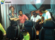 Pneumatic 5D Movie Theater Cinema System Luxury Black Chair With Vibration