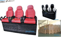 5D movie theater chair supplier with red, yellow, blue, black color Motion Theater Chair