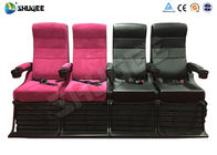 Electric 4D Movie Theater Motion Chair With Special Effect System 1 Year Warranty