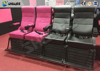 Electric 4D Movie Theater Motion Chair With Special Effect System 1 Year Warranty