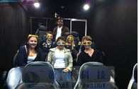 Customize Outside 6D Movie Theater Mobile 6d Motion Theater For 12 People