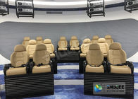 Attractive 5D Mobile Movie Theater Fiber Glasses Structure 3.75 KW 380V
