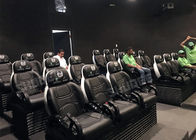 Professional 5D Cinema System With Large Screen , Black Leather Seats