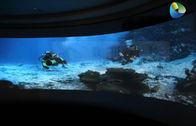 Customized High Definition 5D Cinema Equipment With Curved Screen