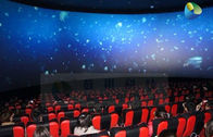 Luxury Design 3D Cinema System With Red Comfortable Seats And Newest Movies