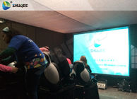 Red / Black 9D Movie Theater Motion Chair 3D Glasses For Shopping Mall