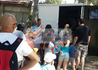 Convenient Trailer 7D Cinema System Complete Cinema Equipment For Theme Parks