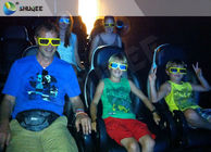 Fantastic 7D Movie Theater Equipment With Special Effect Chairs Customize Logo