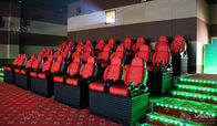 Professional Scene 5D Movie Theater For Indoor Mini Cabin Cinema Red / Black Color