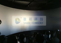 Movie Equipment Pneumatic 7D Cinema System Standard Red Chair With Leg Sweep