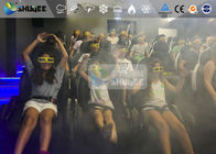 7D Cinema Theater With Laser Games And Live Action Movies For Science And Horror