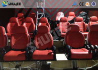 Comfortable red motion chair 7D movie theater of motion cinema equipment