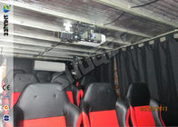 Popular Truck Mobile 7D Cinema System With 9 Black Leather Pneumstic Seats
