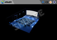 Amusement Park Electronic 5D Theater System With Projectors / Flat Screen / Motion Chair