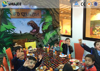 Blue 5D Theater System Children Favorable Simulator  Amusement Park