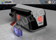 Black Genuine Leather Movie Theater Seat Pneumatic Motion Movie Theater Chair