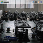 Black Genuine Leather Movie Theater Seat Pneumatic Motion Movie Theater Chair