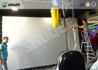 Silver Flat / Curved Screen 5D Movie Theater Washable Durable Easy Installation