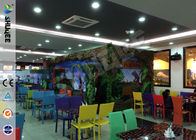 Stimulating Thriller 6D Movie Theater With Lightning / Rain Digital Special Effect