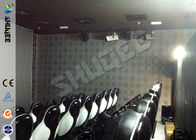 Mini 7D Movie Theater, 6 / 9 / 12 / 18 / 24 Persons XD Motion Cinema With Flat Screen