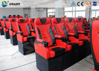 Stackable Imax Movie Theater Electronic 4DM  Motion Chair Red 4 Seats Per Set