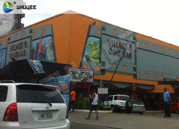 China Medium Interactive 9D Cinema System Electric 9D Simulator With 30 Motion 9D Chairs factory