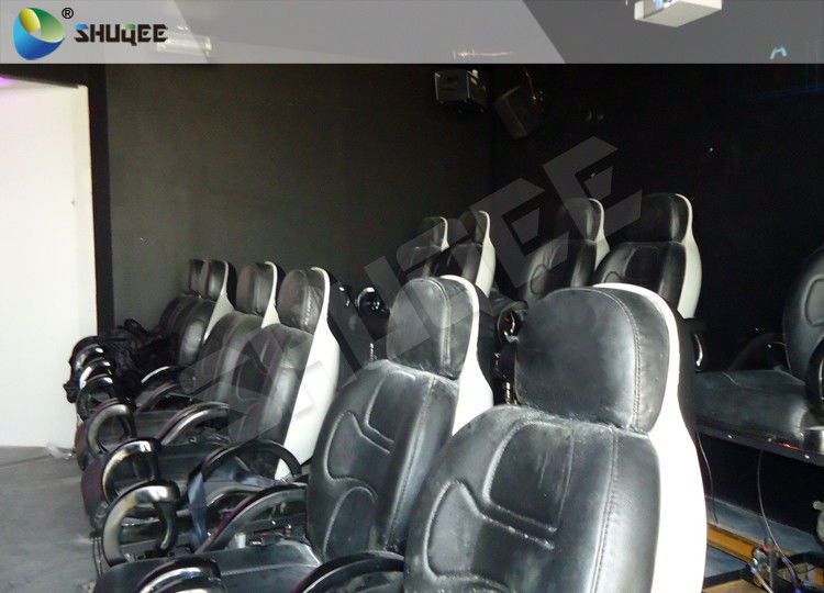 China Electric System 5D Movie Theater With Motion Ride Special Effect Bubble / Rain / Snow factory
