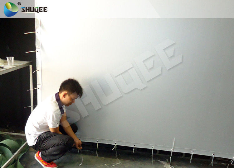 Electric System 5D Movie Theater With Motion Ride Special Effect Bubble / Rain / Snow