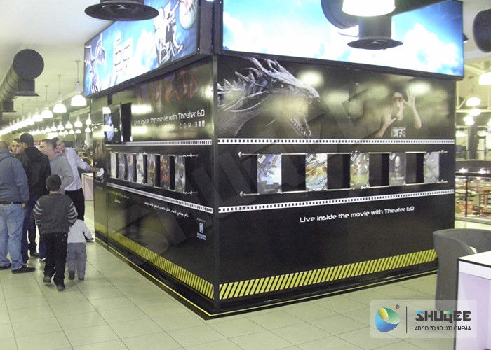 China 12 People Motion Rides 6D Movie Theater With Cabin Box Simplest Structure factory