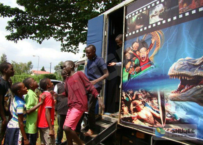 China Professional 7D Kid&#039;s Game 6 Seats Of Luxury Chair Interactive Cinema factory