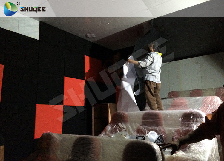 China Interactive 7d Simulator Cinema Electric System 3DOF Chair And All Accessories factory