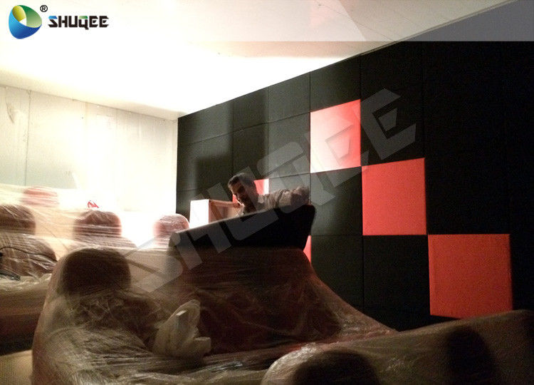 Energy Saving 5D Movie Theater Projectors Screen Roller Coaster Motion Chair