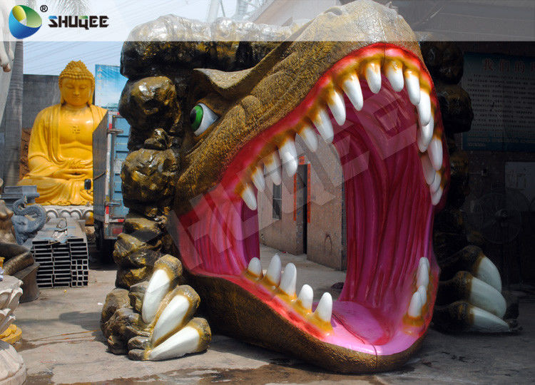China Dinosaur Designed Cabin 5D Cinema Equipment With Comfortable Chairs factory