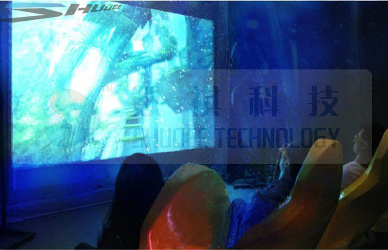 China 5D Movie theater outdoor , cinema box with specail effect function factory