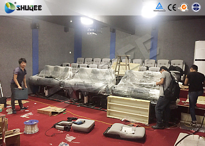 Amazing 7D Movie Theater Equipment , Game Theater With 12 Wonderful Special Effect Chairs