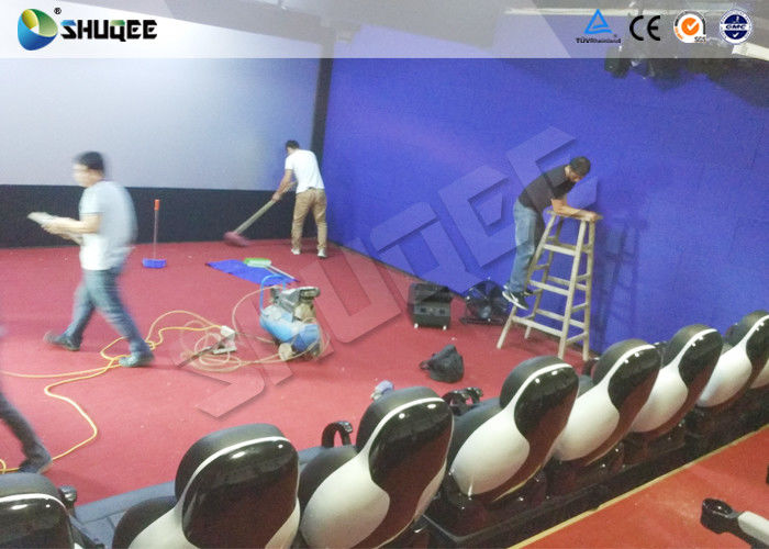 Shooting Game 7D Movie Theater Motion Cinema Snow / Bubble / Rain / Wind 0