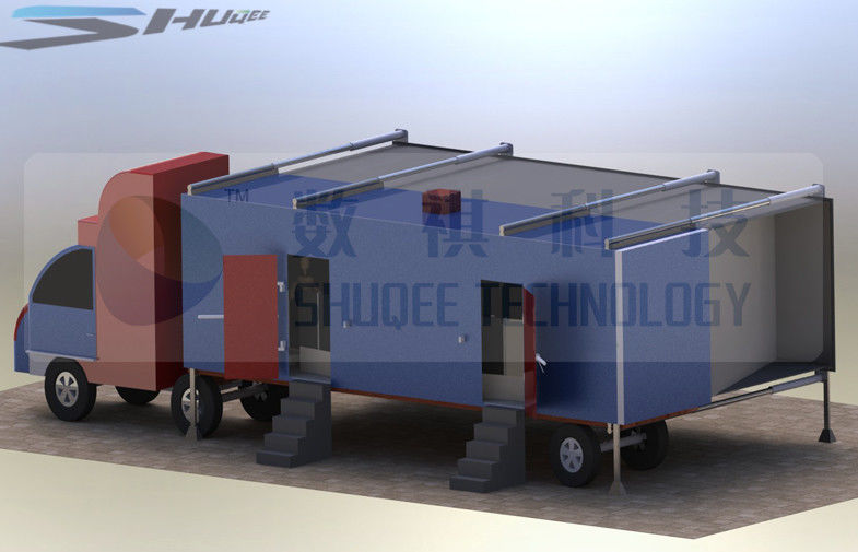 Outdoor Large Mobile 5D Cinema , 12 Seats Cinema Truck
