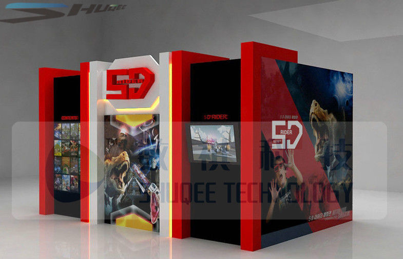 China Dual Channel Mobile 5D Cinema Cabin Design Motion Chair factory