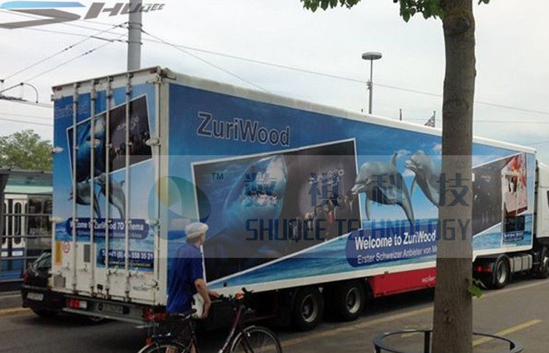 Realistic Mobile Cinema Movies Theater Simulator With Special Effects Motion Chair