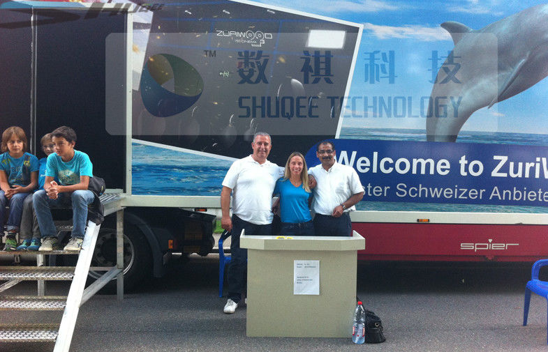 China Professional Moving XD Theatre With 5.1 / 7.1 Audio System For Promotion factory