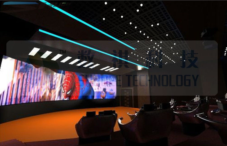 Upscale 4D Cinema System With Motion Chair And Cinema Special Effects